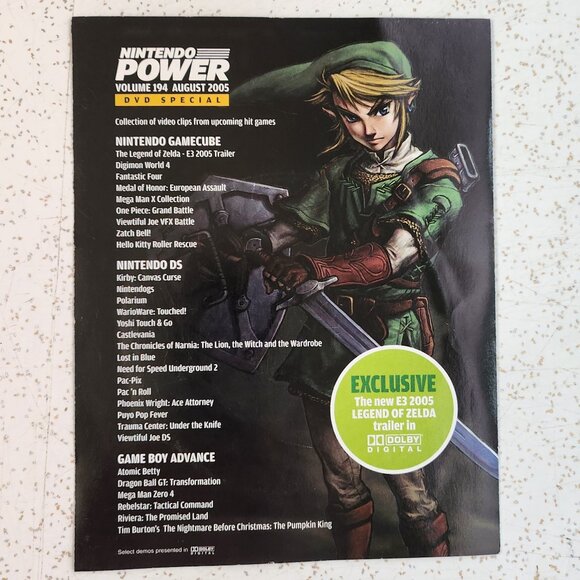 Vintage Nintendo Power DvD-Collection of Video clips from Hit Games - Picture 1 of 2